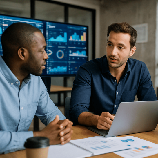 Data visualization screens